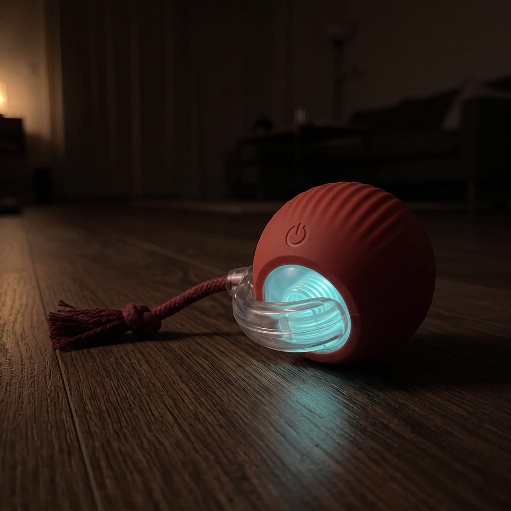 Miaou & Co Balle Interactive pour Chat - Rechargeable USB