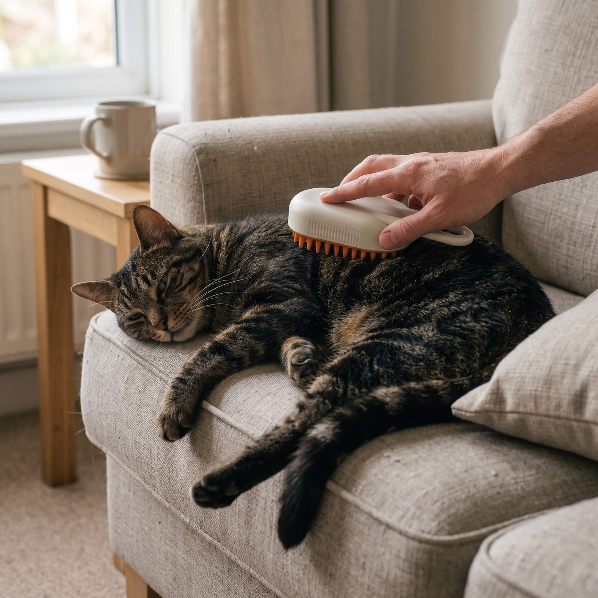 Miaou & Co Brosse à Vapeur pour Chat