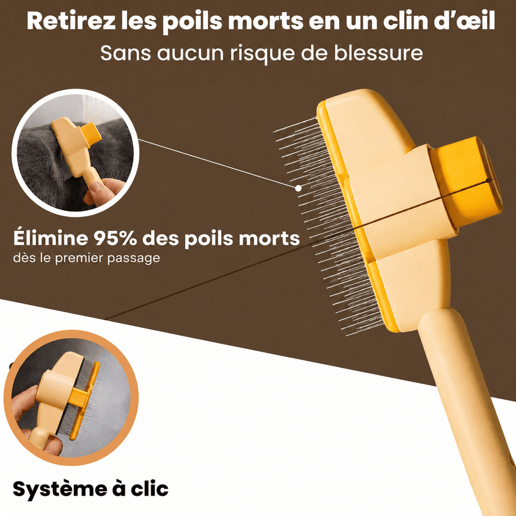 Miaou & Co Brosse Attrape Poils Chat
