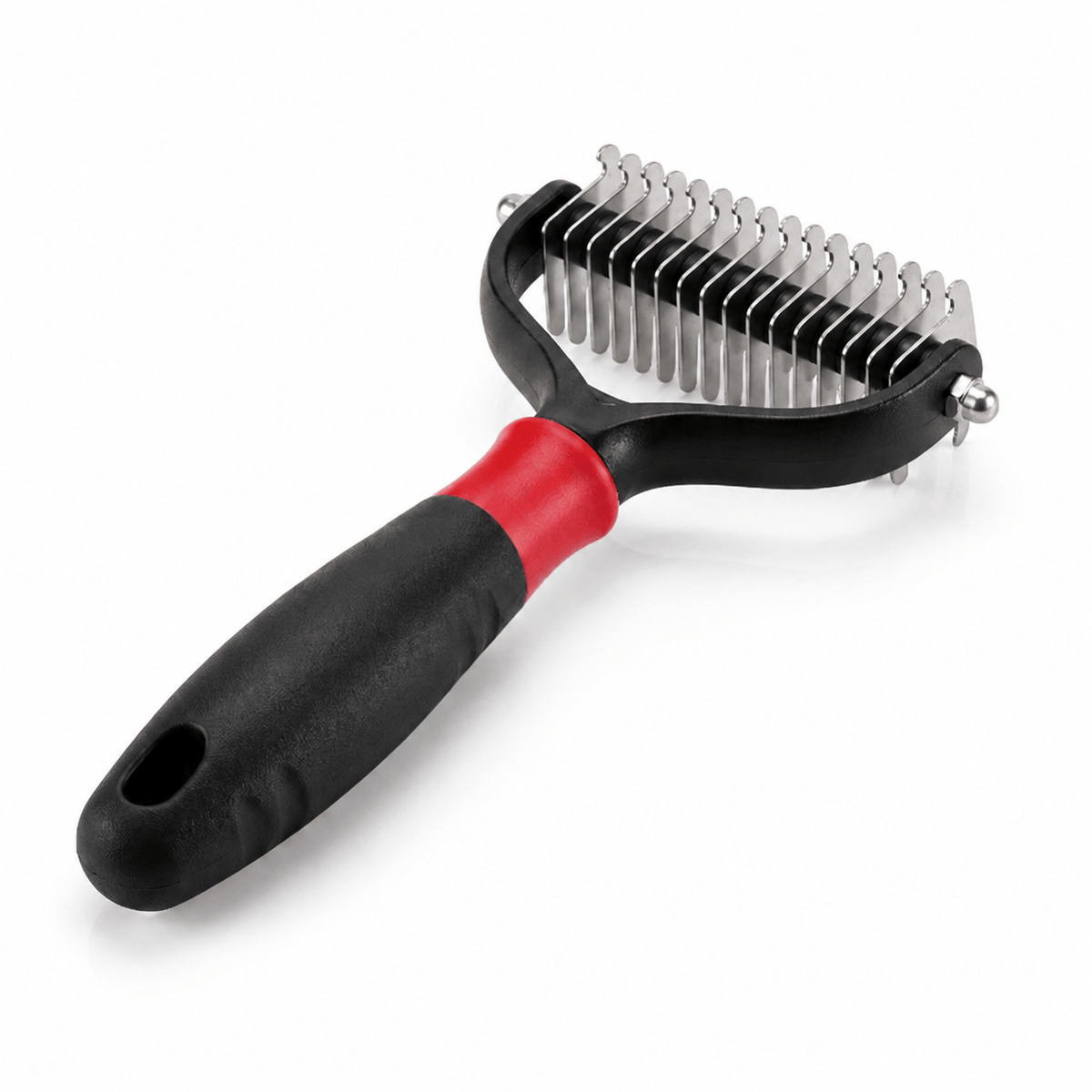 Miaou & Co Brosse Coupe Noeud Chat Poils Longs - Picots en Inox Anti-Nœuds