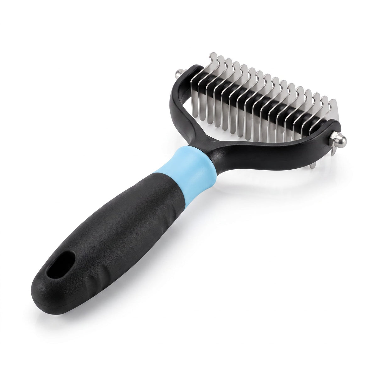 Miaou & Co Brosse Coupe Noeud Chat Poils Longs - Picots en Inox Anti-Nœuds