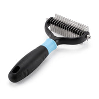 Miaou & Co Brosse Coupe Noeud Chat Poils Longs - Picots en Inox Anti-Nœuds