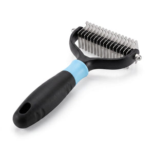 Miaou & Co Brosse Coupe Noeud Chat Poils Longs - Picots en Inox Anti-Nœuds