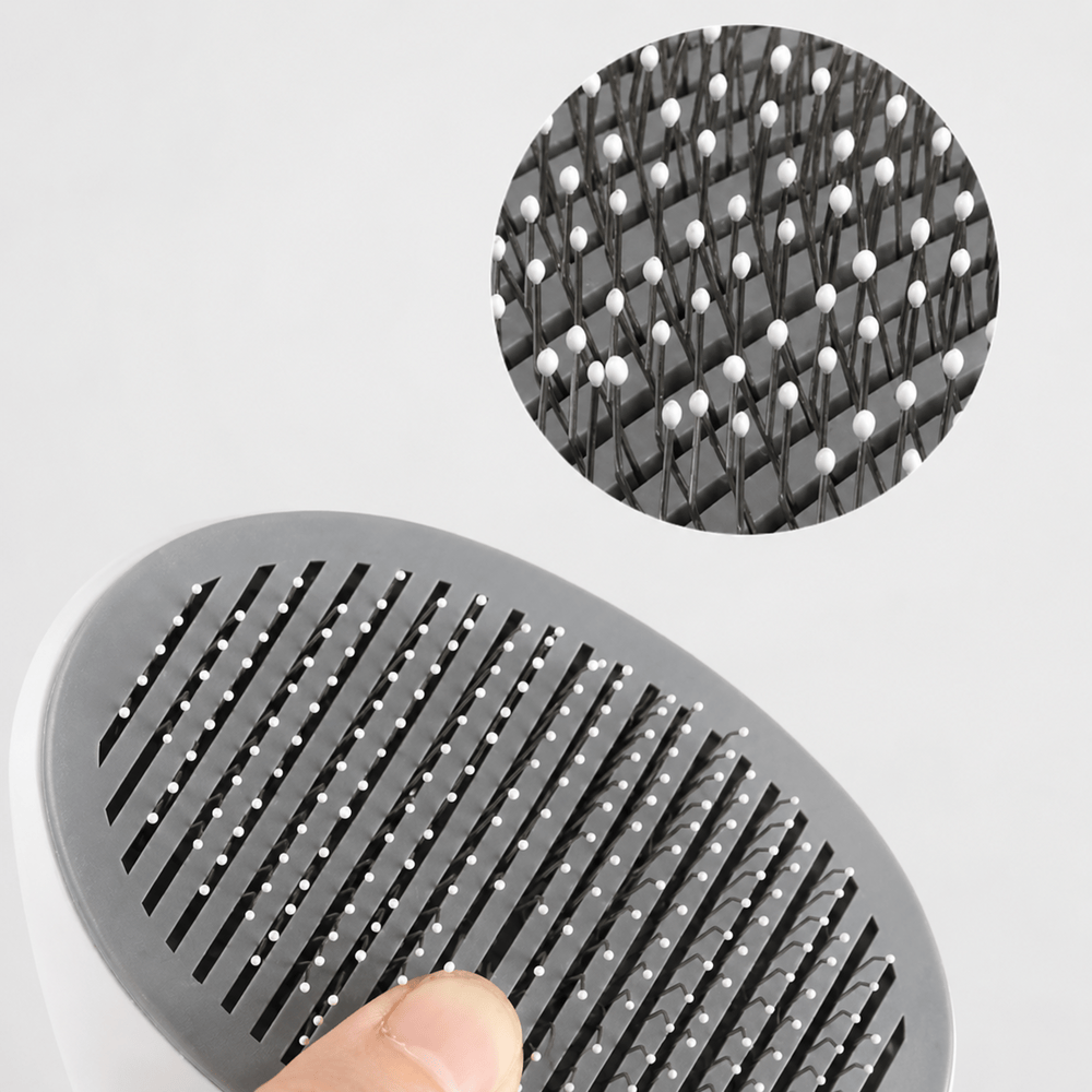 Miaou & Co Brosse de Toilettage pour Chat - Démêle sans Tirer et Anti-Mue