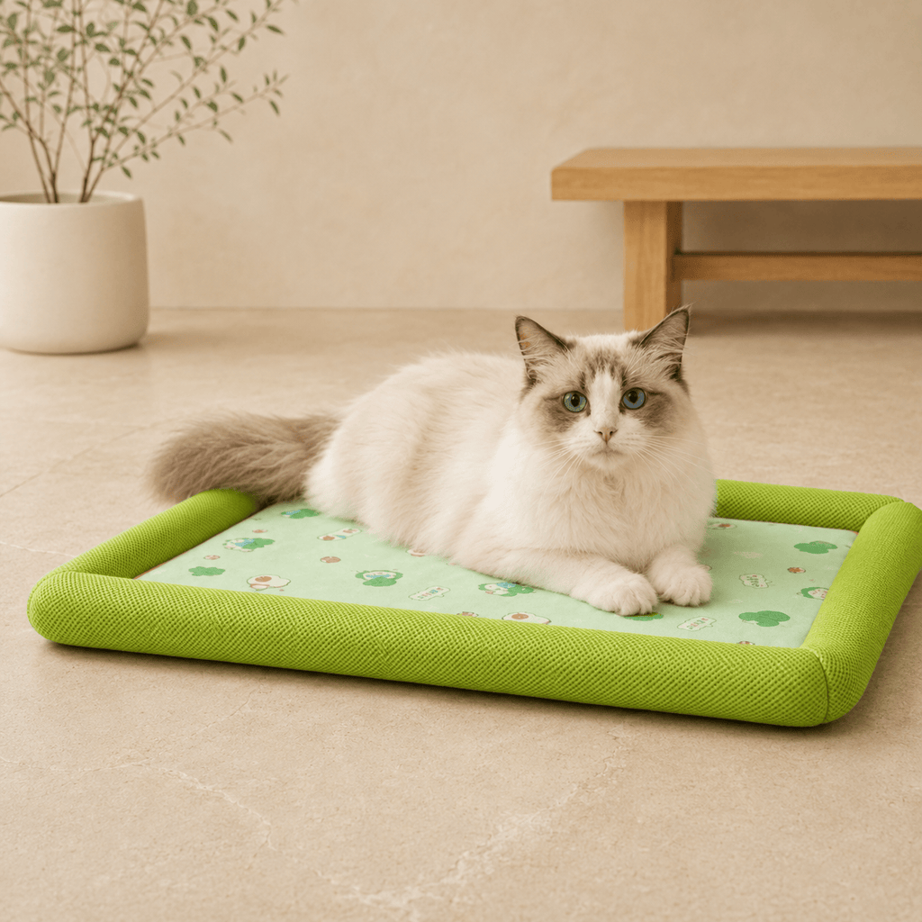 Miaou & Co Coussin Rafraîchissant pour Chat Fraîcheur Instantanée