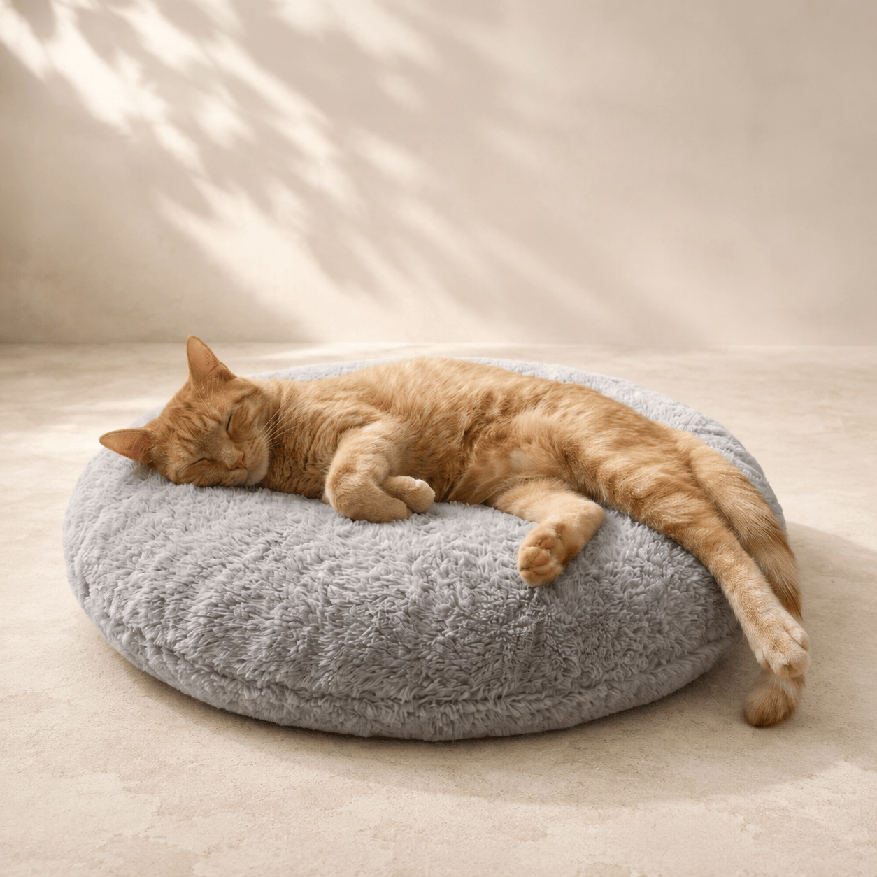 Miaou & Co Coussin Rond pour Chat Ultra Doux Image