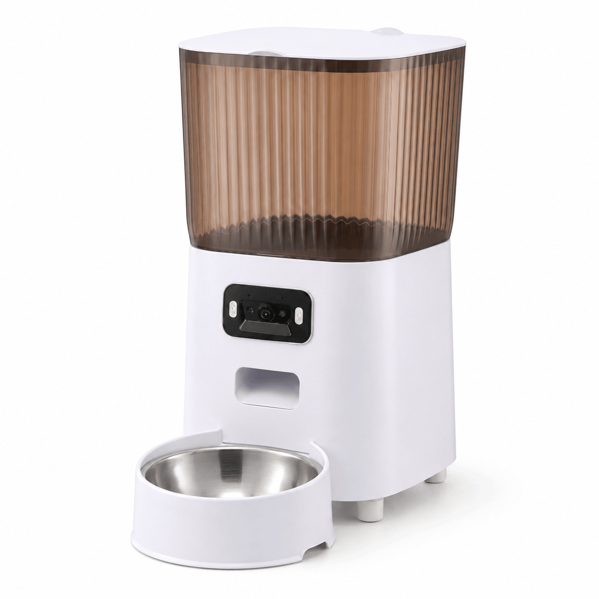 Miaou & Co Distributeur Automatique pour Chat avec Caméra et Double Gamelle - Idéal 2 Chats