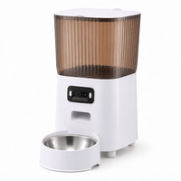 Miaou & Co Distributeur Automatique pour Chat avec Caméra et Double Gamelle - Idéal 2 Chats