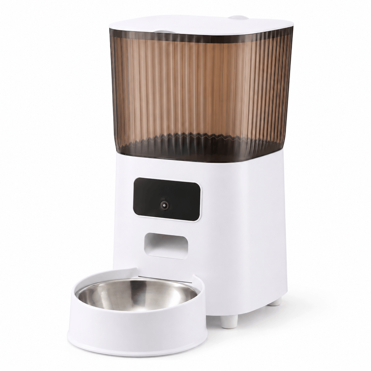Miaou & Co Distributeur Automatique pour Chat avec Caméra et Double Gamelle - Idéal 2 Chats