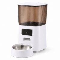 Miaou & Co Distributeur Automatique pour Chat avec Caméra et Double Gamelle - Idéal 2 Chats