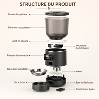 Miaou & Co Distributeur Intelligent de Nourriture pour Chat