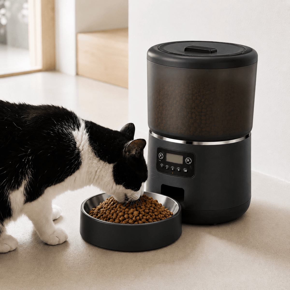 Miaou & Co Distributeur Intelligent de Nourriture pour Chat