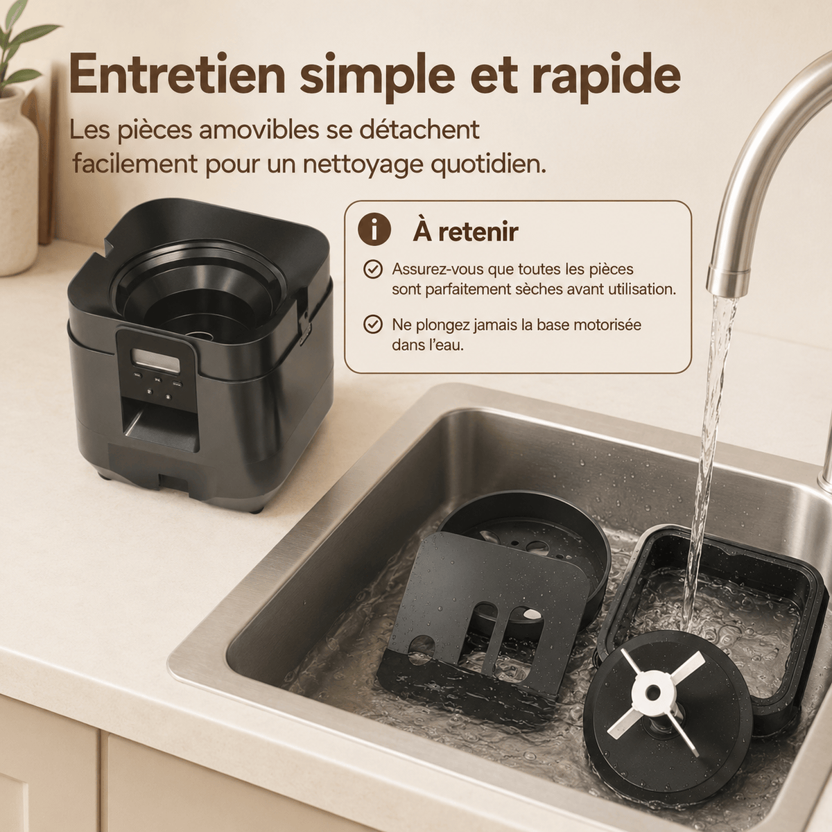 Miaou & Co Distributeur Programmable de Croquettes pour Chat avec Wifi