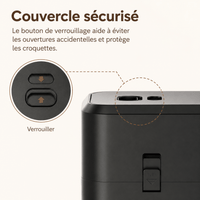 Miaou & Co Distributeur Programmable de Croquettes pour Chat avec Wifi