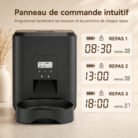 Miaou & Co Distributeur Programmable de Croquettes pour Chat avec Wifi