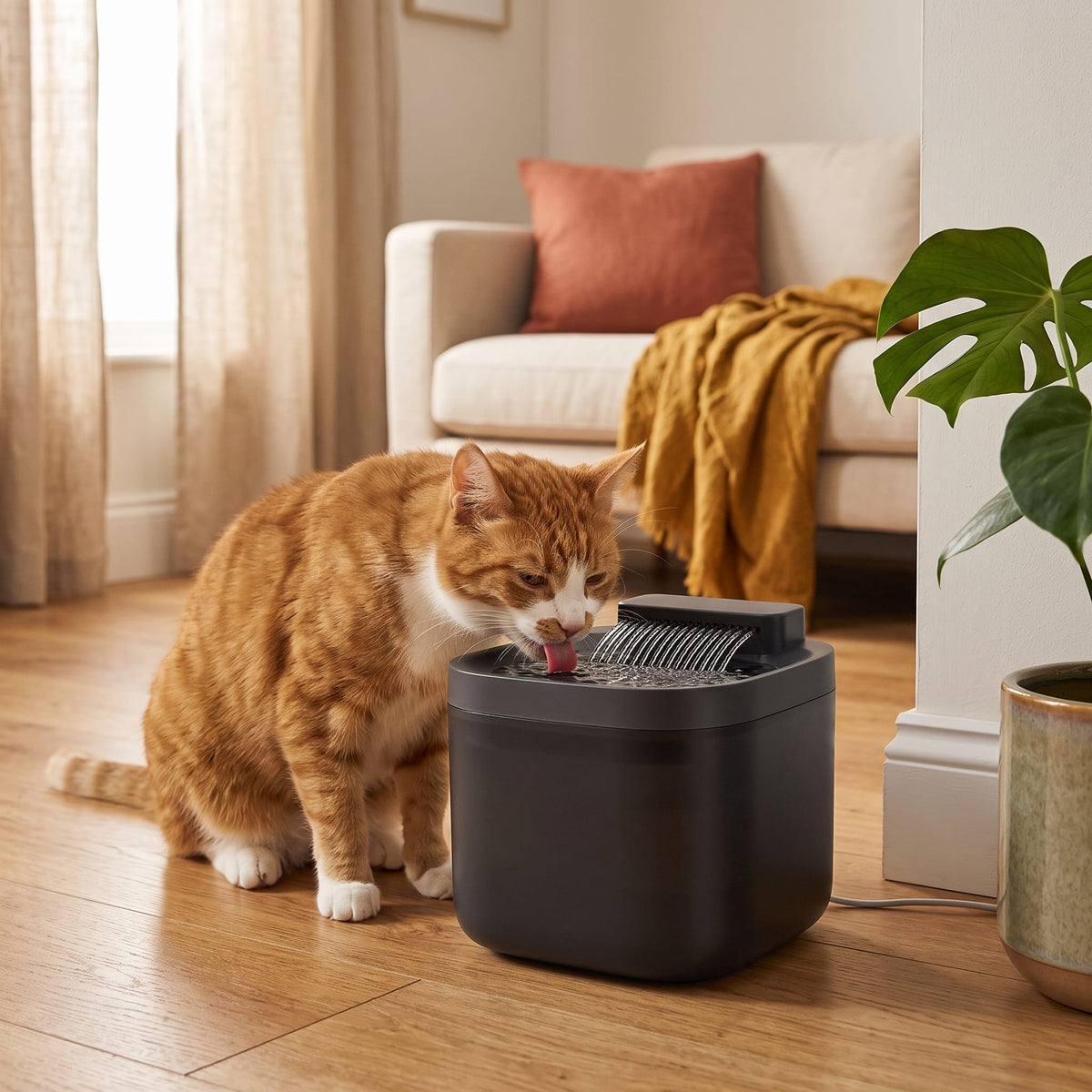 Miaou & Co Fontaine à Eau pour Chat USB 3L