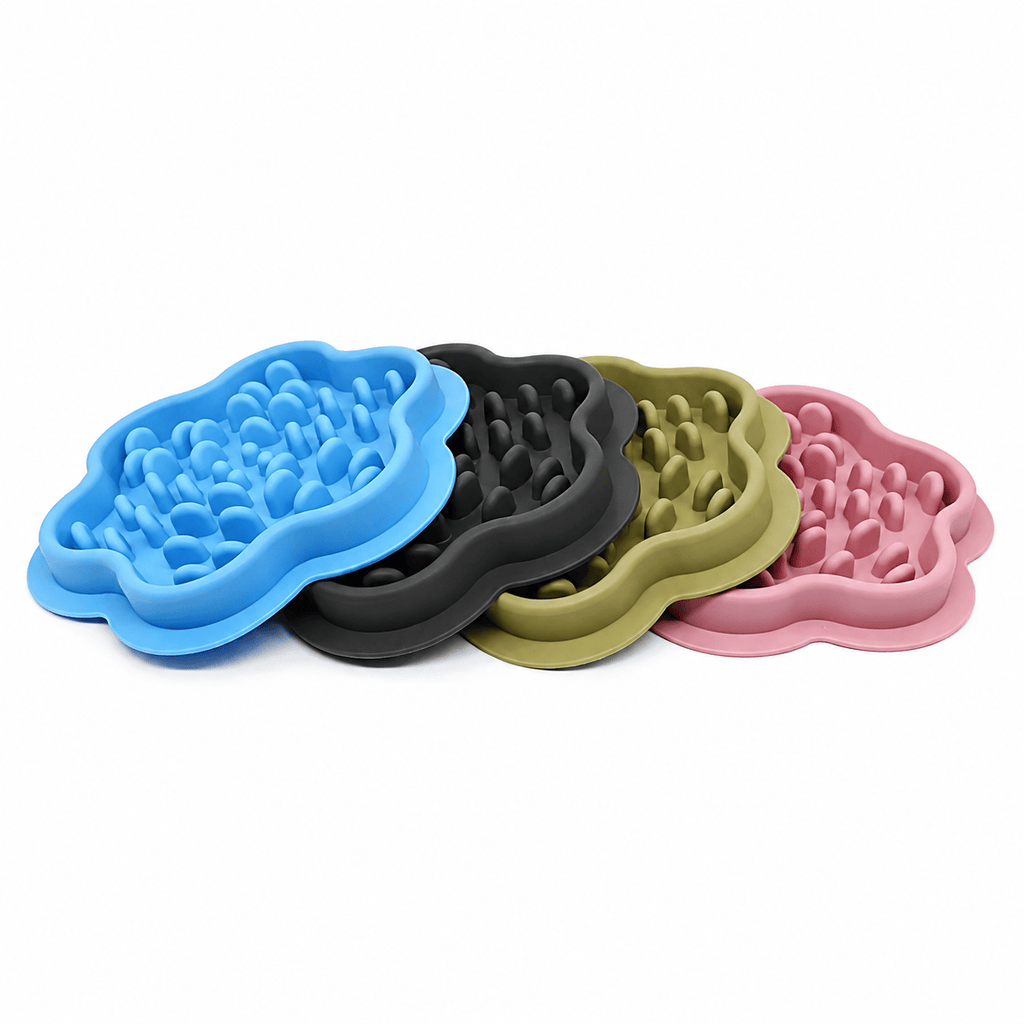 Miaou & Co Gamelle Anti-Glouton Chat en Silicone