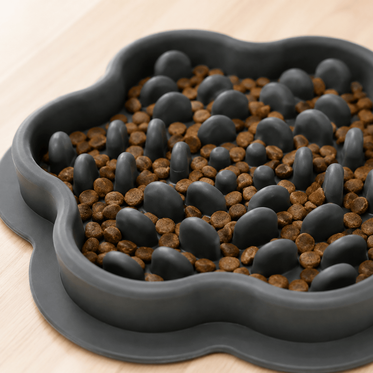 Miaou & Co Gamelle Anti-Glouton Chat en Silicone