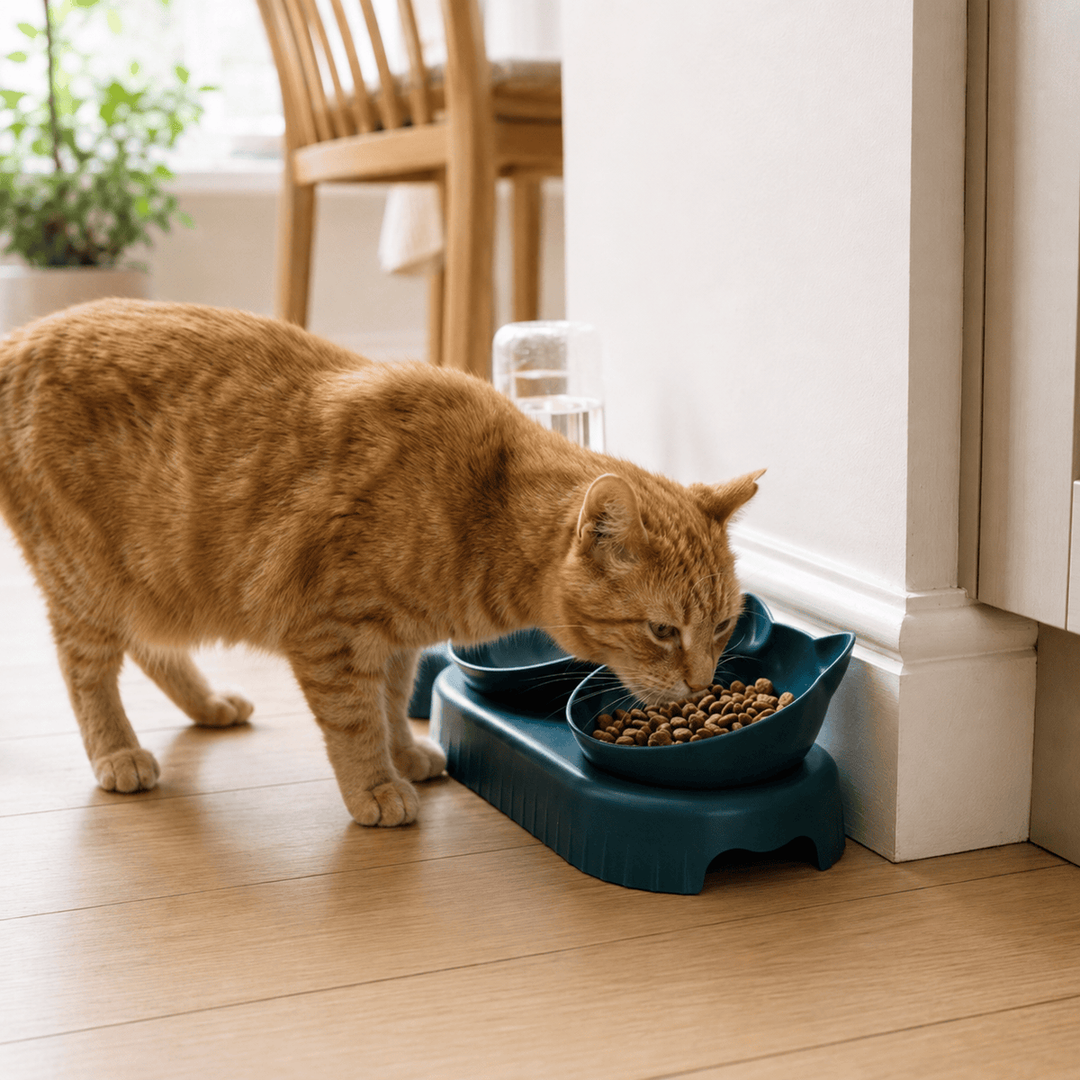 Miaou & Co Gamelle Double pour Chat Antidérapante