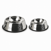 Miaou & Co Gamelle en Inox Antidérapante pour Chat
