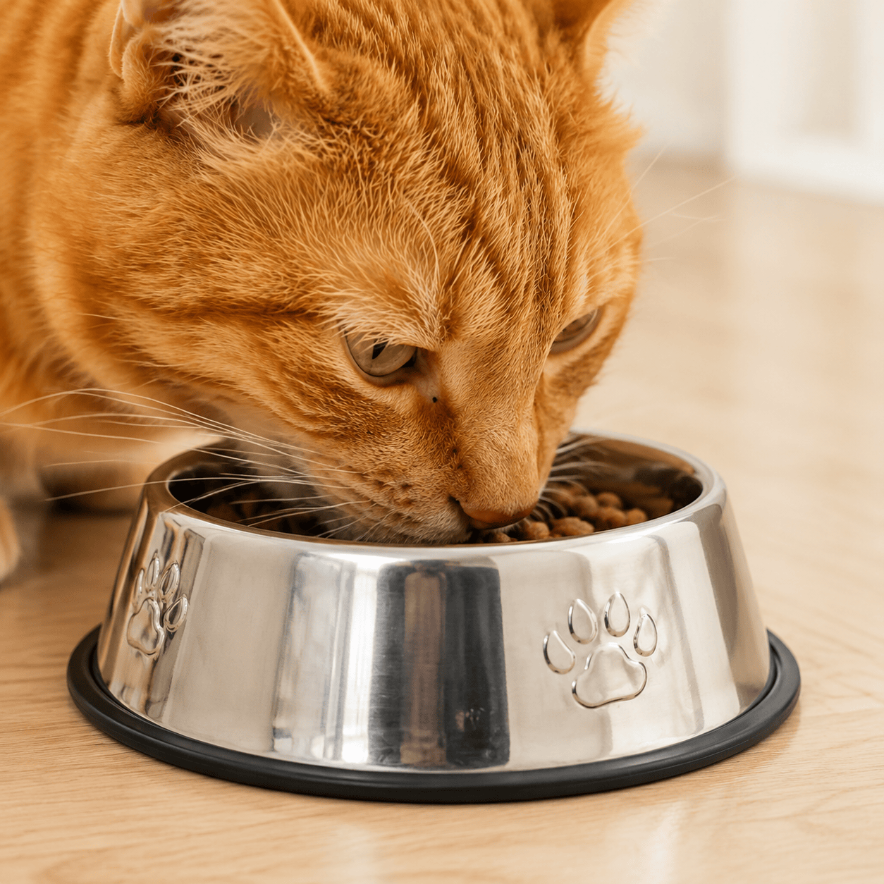 Miaou & Co Gamelle en Inox Antidérapante pour Chat