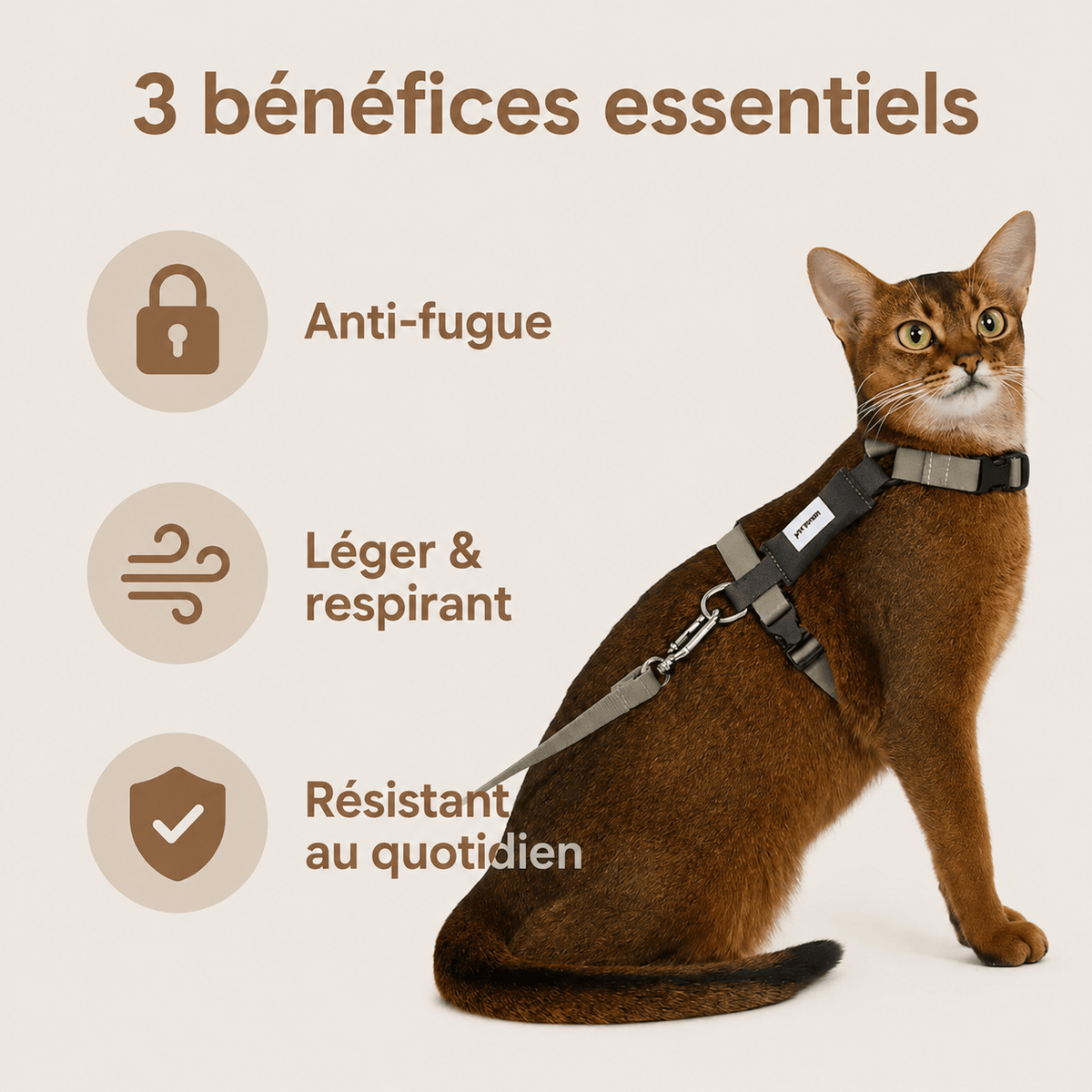Miaou & Co Harnais Laisse Chat
