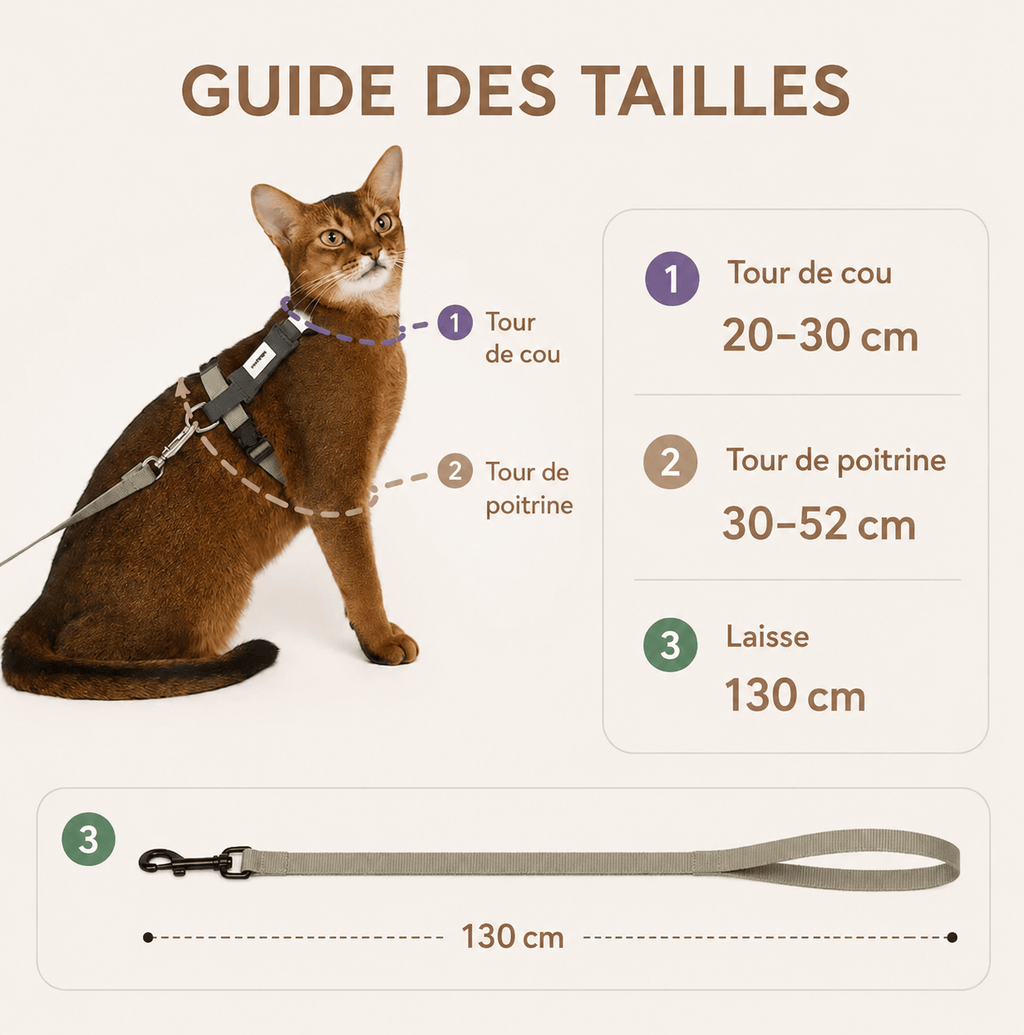Miaou & Co Harnais Laisse Chat