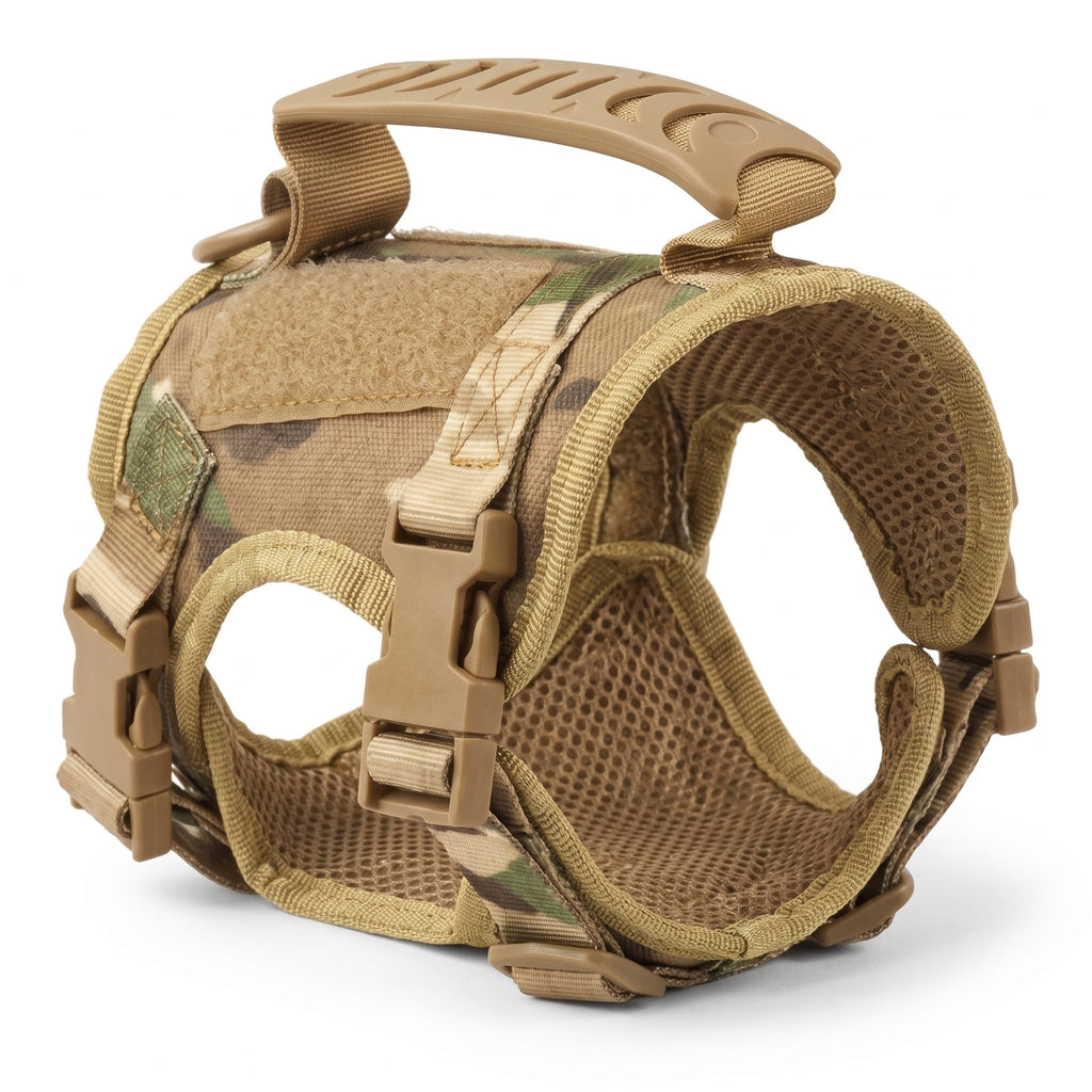 Miaou & Co Harnais Militaire pour Chat - Sangles Ajustables