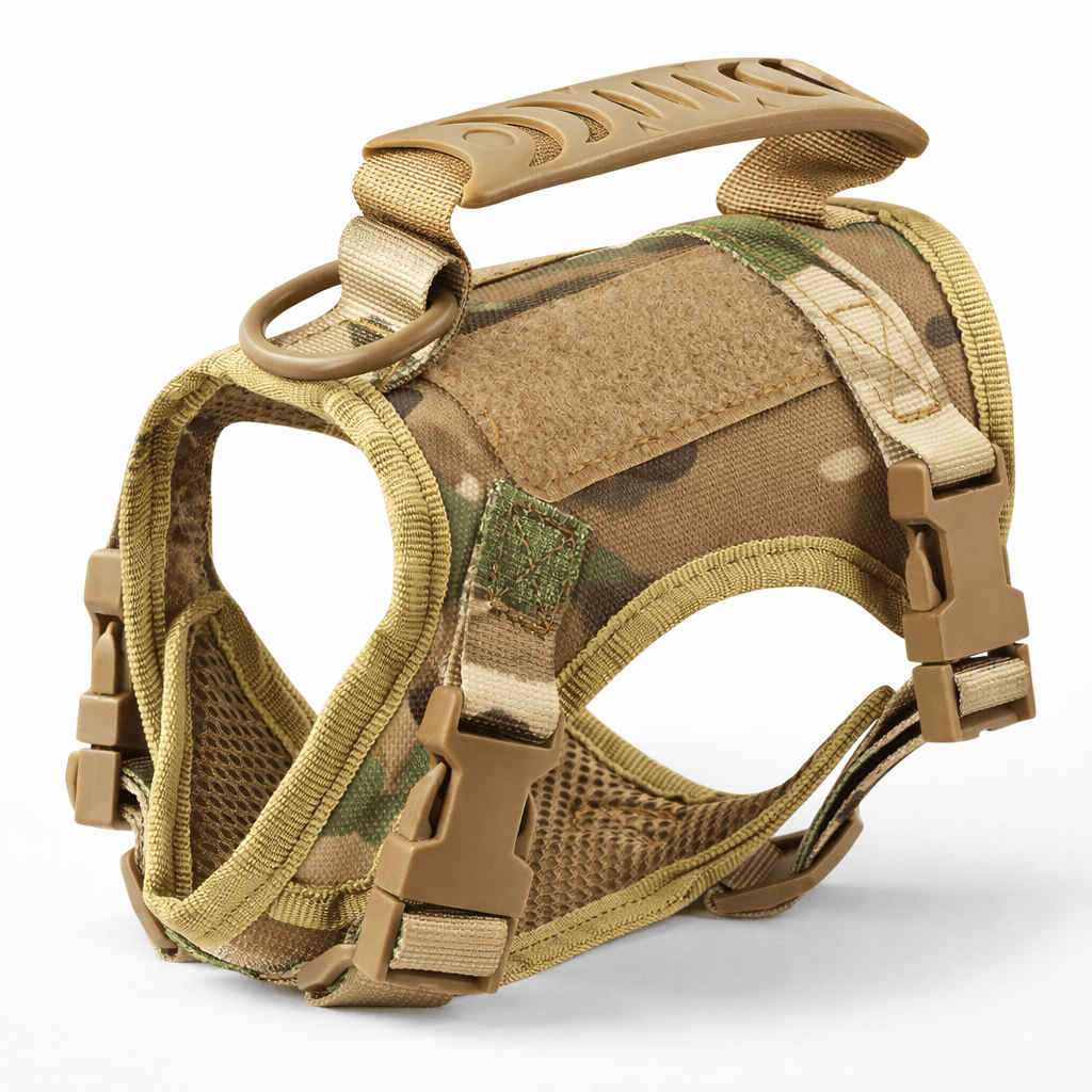 Miaou & Co Harnais Militaire pour Chat - Sangles Ajustables