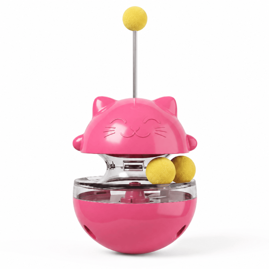 Miaou & Co Jouet Distributeur de Friandises pour Chat - Anti-Ennui