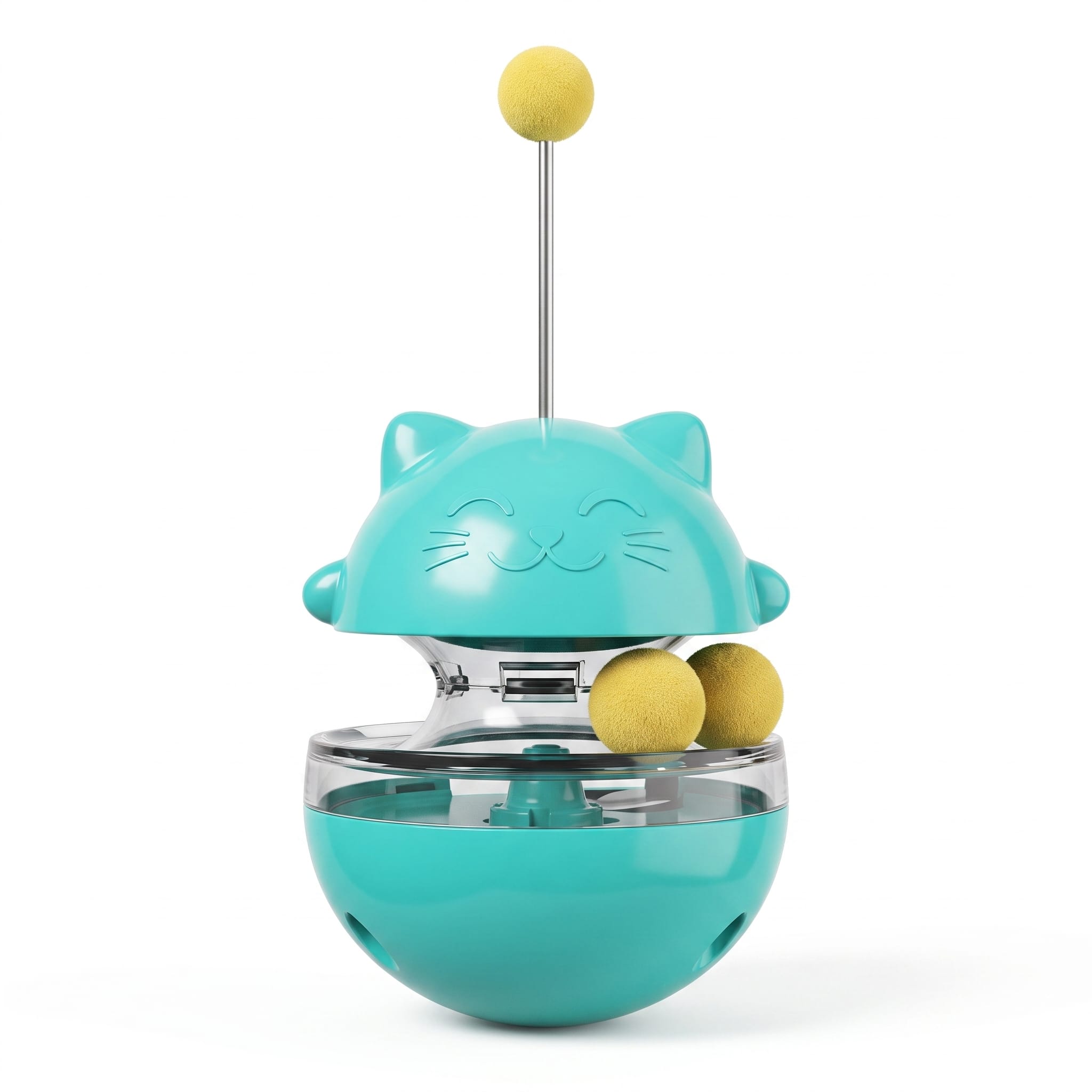 Miaou & Co Jouet Distributeur de Friandises pour Chat - Anti-Ennui