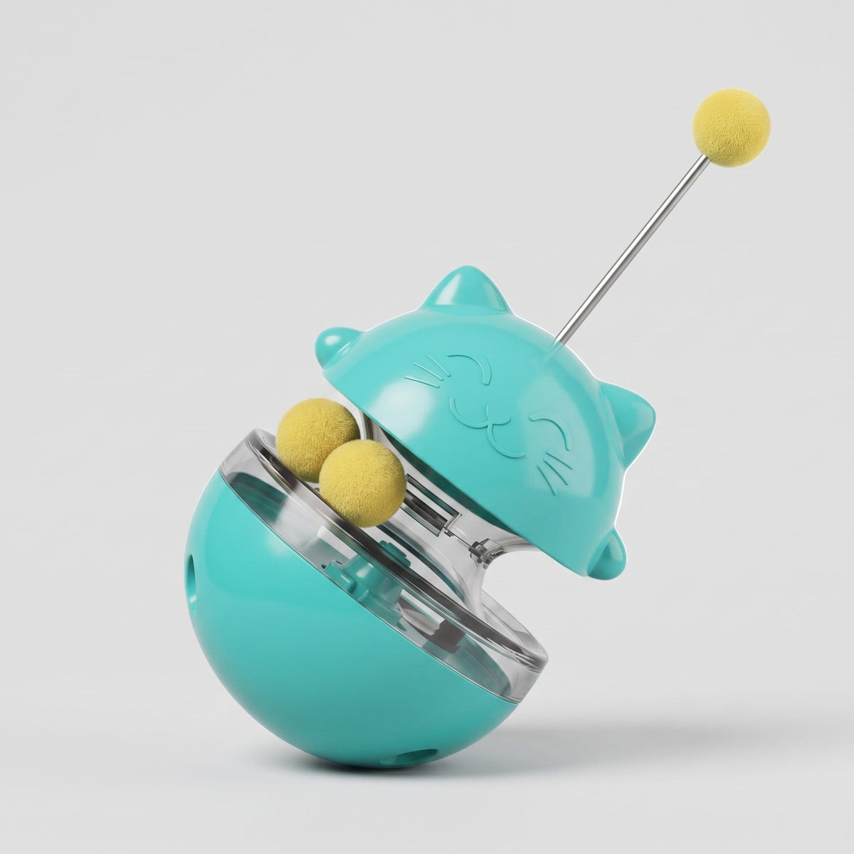 Miaou & Co Jouet Distributeur de Friandises pour Chat - Anti-Ennui