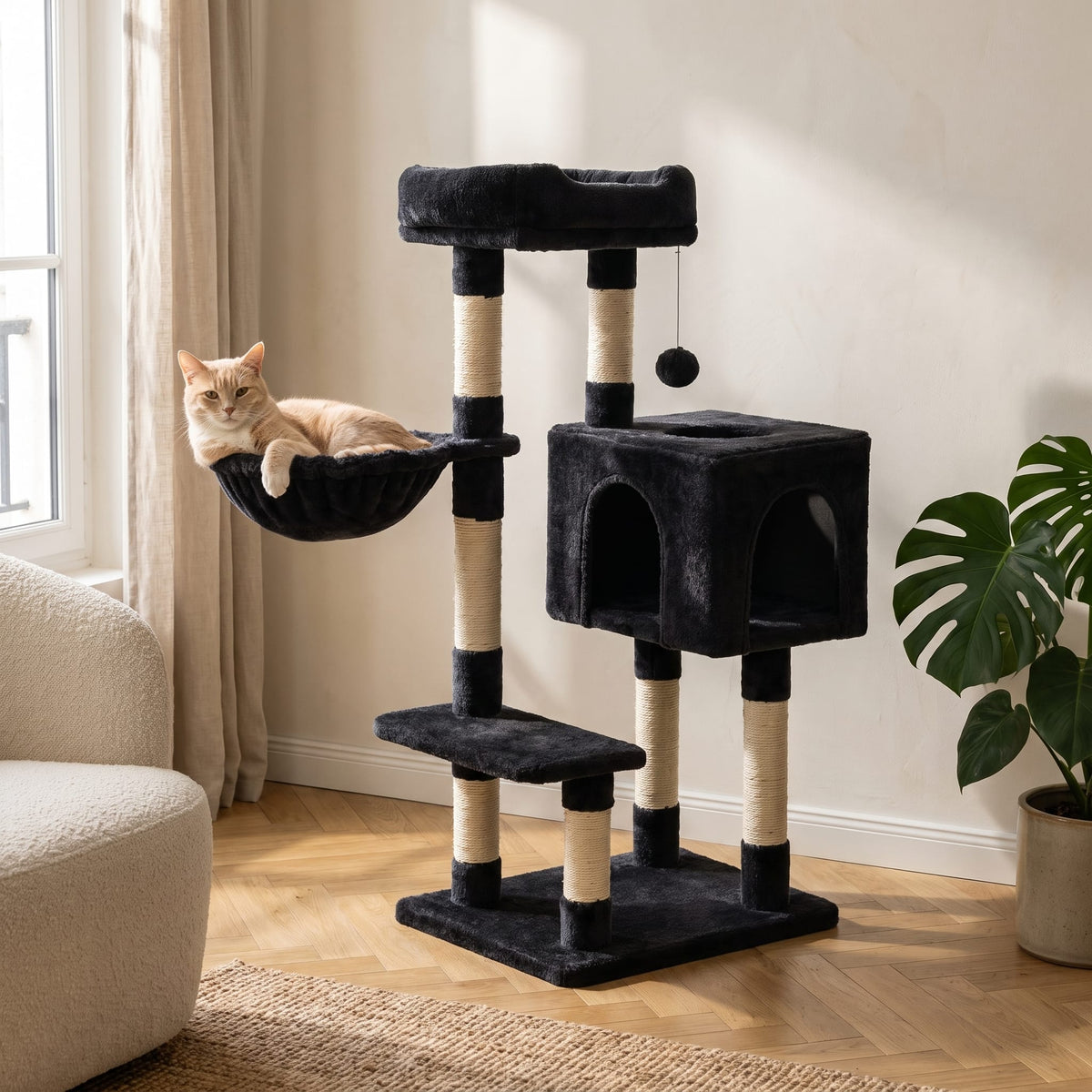 Miaou & Co Petit Arbre à Chat avec Griffoir