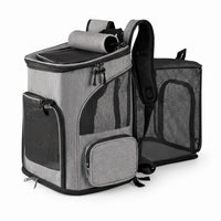 Miaou & Co Sac à Dos de Transport pour Chat Randonnée Extensible