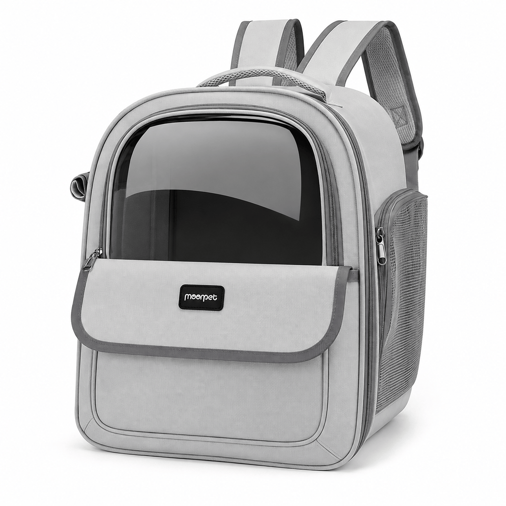 Miaou & Co Sac à Dos pour Chat avec Hublot Transparent