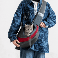 Miaou & Co Sac de Transport pour Chat en Bandoulière