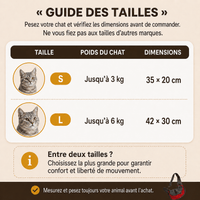 Miaou & Co Sac de Transport pour Chat en Bandoulière