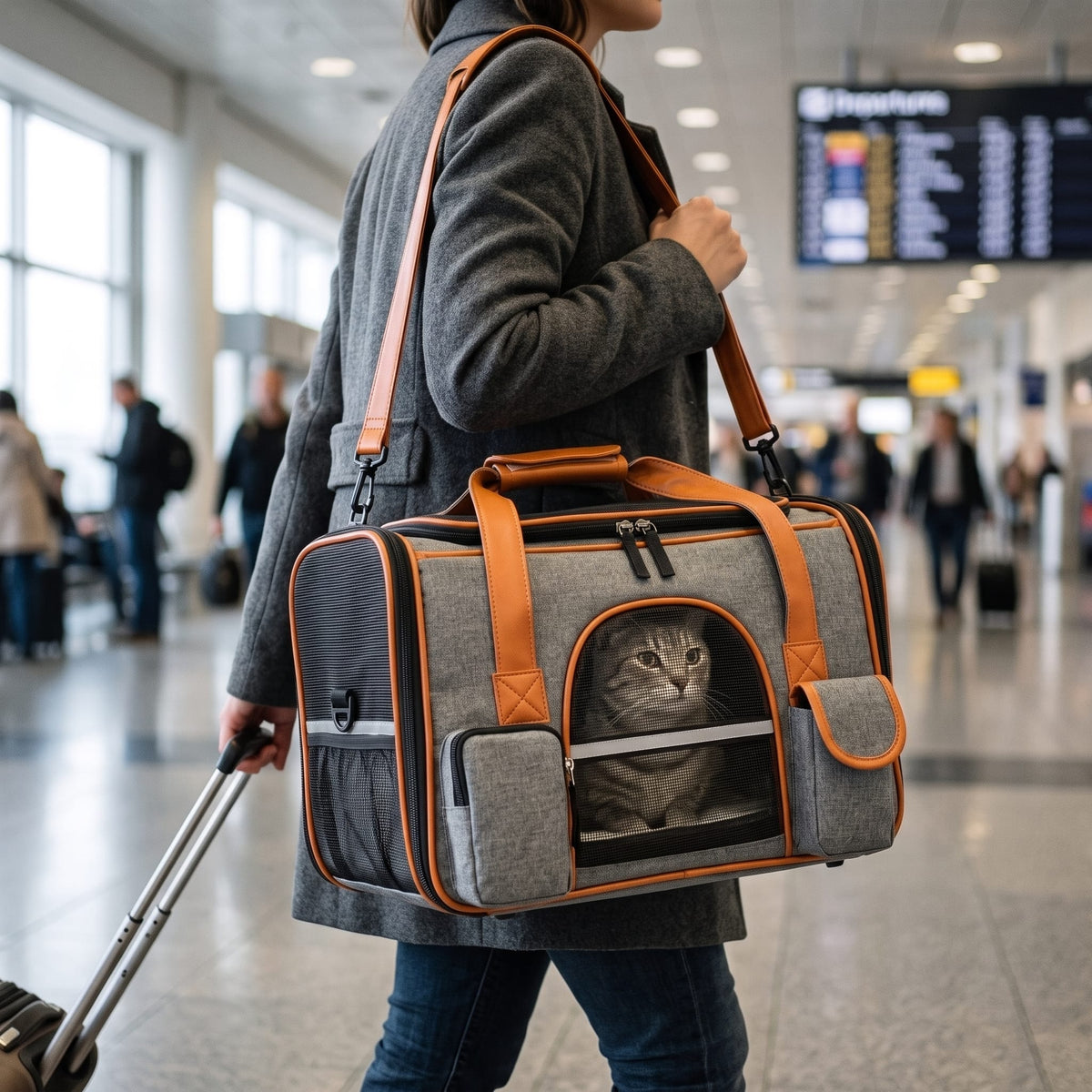 Miaou & Co Sac de Transport pour Chat Oxford