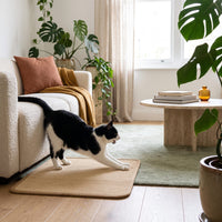 Miaou & Co Tapis Griffoir pour Chat en Sisal Naturel - Protège Canapé et Meubles