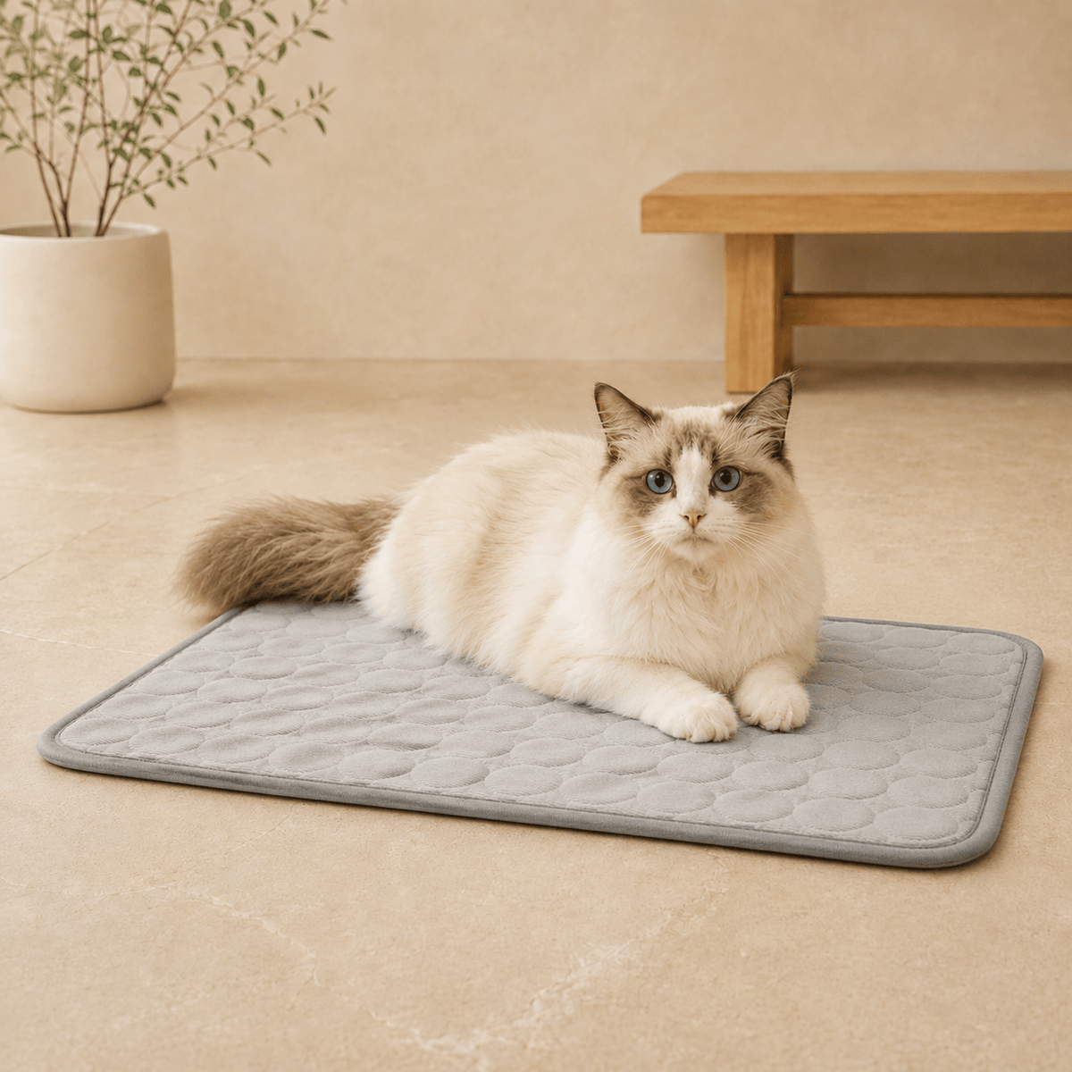 Miaou & Co Tapis Rafraichissant Non Toxique pour Chat