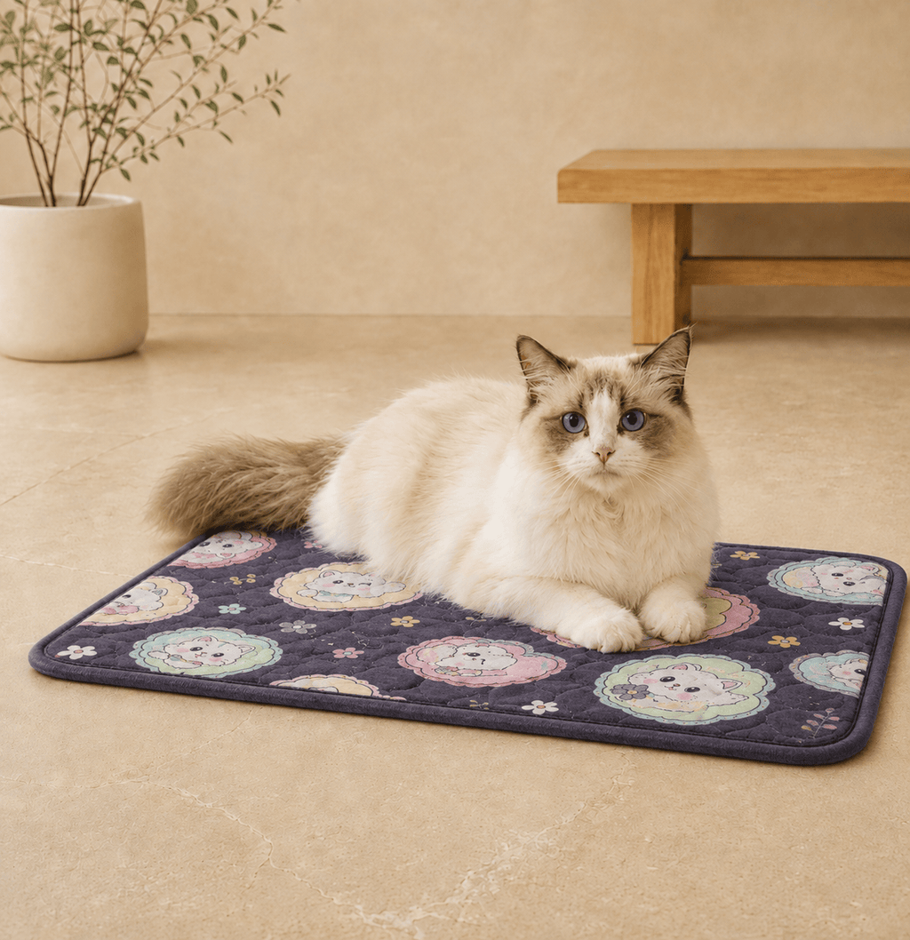 Miaou & Co Tapis Rafraîchissant pour Chat sans Gel